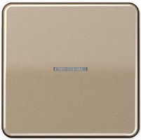 Лицевая панель Jung CD500 для 1-кл. выключателя с подсветкой светлая бронза картинка